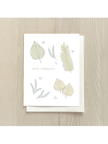 Vivid Print Leaf Sympathy