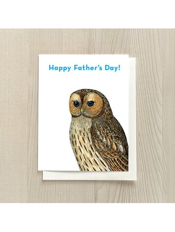 Vivid Print Father’s Day Owl