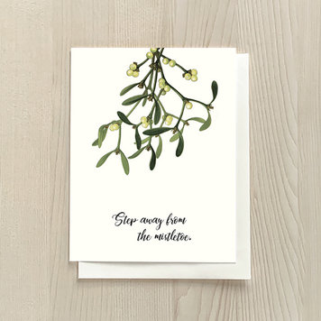 Vivid Print Mistletoe
