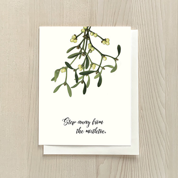 Vivid Print Mistletoe