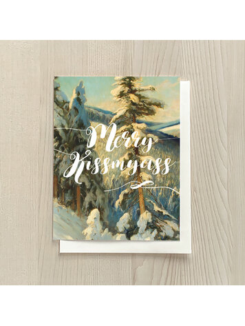 Vivid Print Merry Kiss My Ass