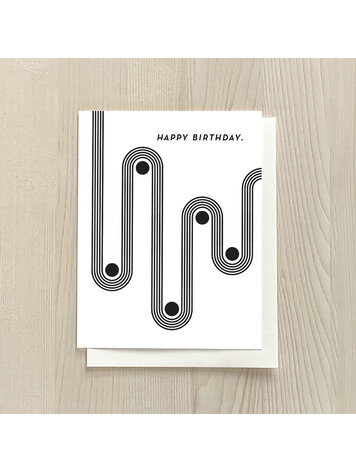 Vivid Print Birthday Curves