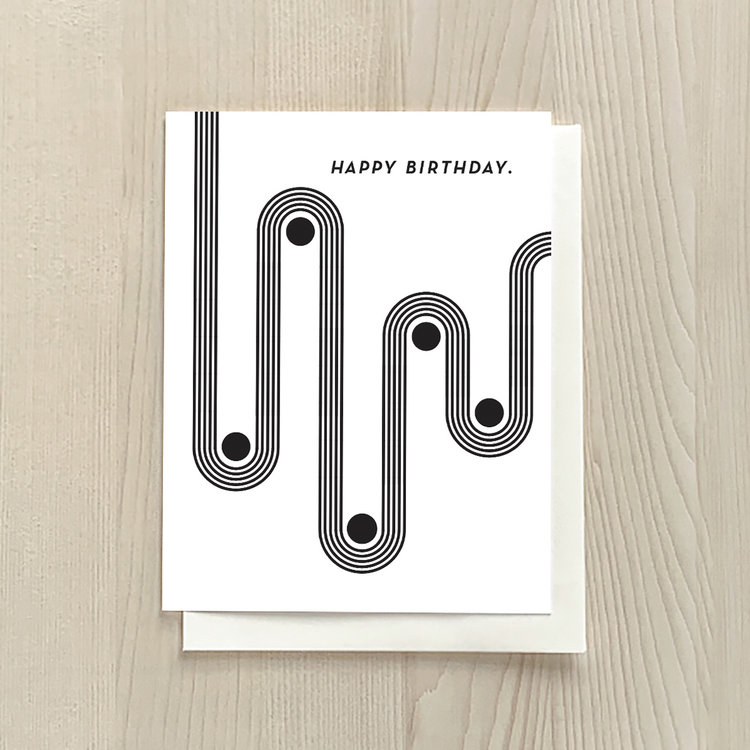 Vivid Print Birthday Curves