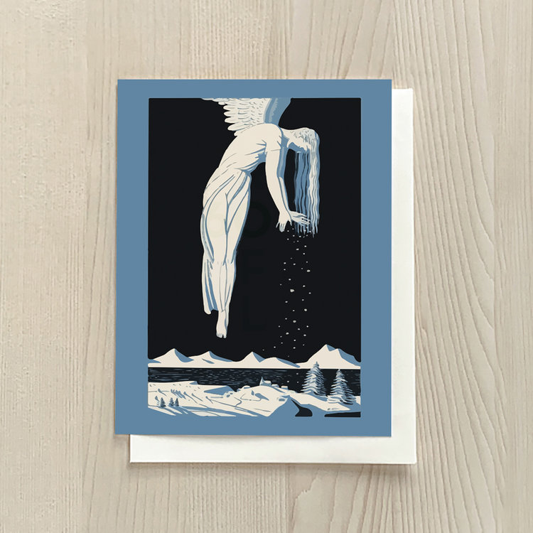 Vivid Print Snowfall