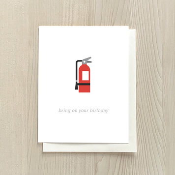 Vivid Print Birthday Extinguisher