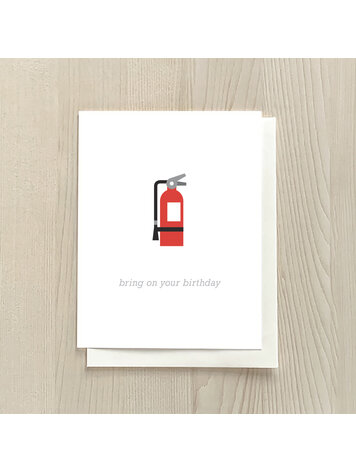 Vivid Print Birthday Extinguisher