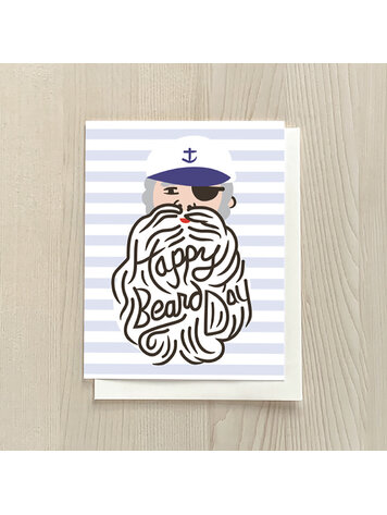 Vivid Print Happy Beard Day