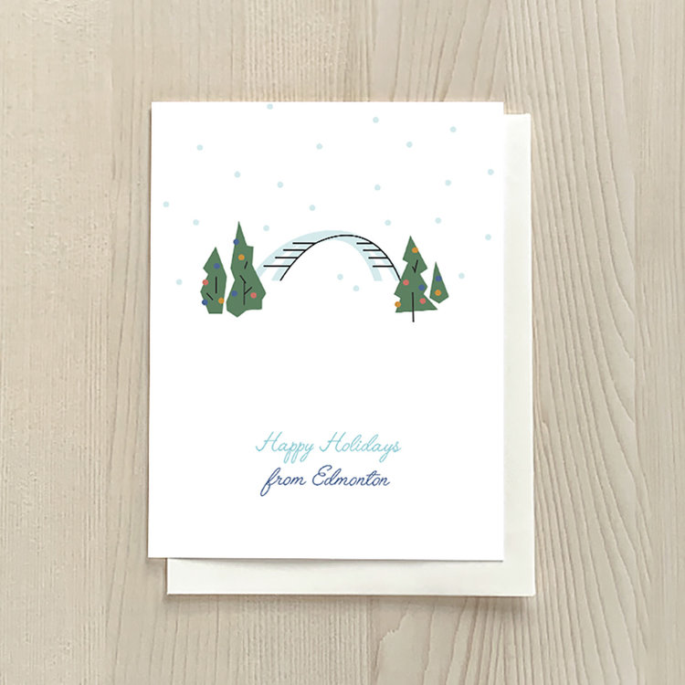 Vivid Print Happy Holidays from Edmonton