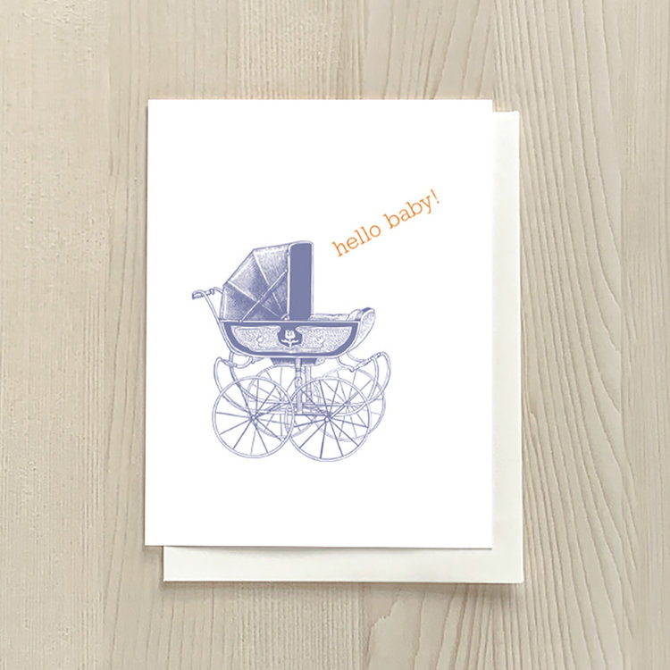 Vivid Print Hello Baby!