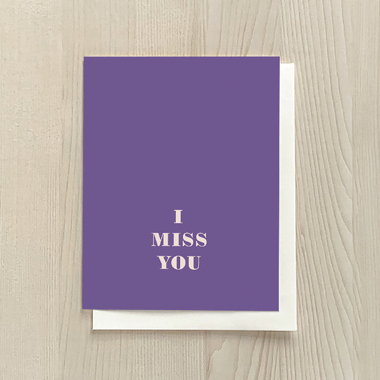 Vivid Print I Miss You