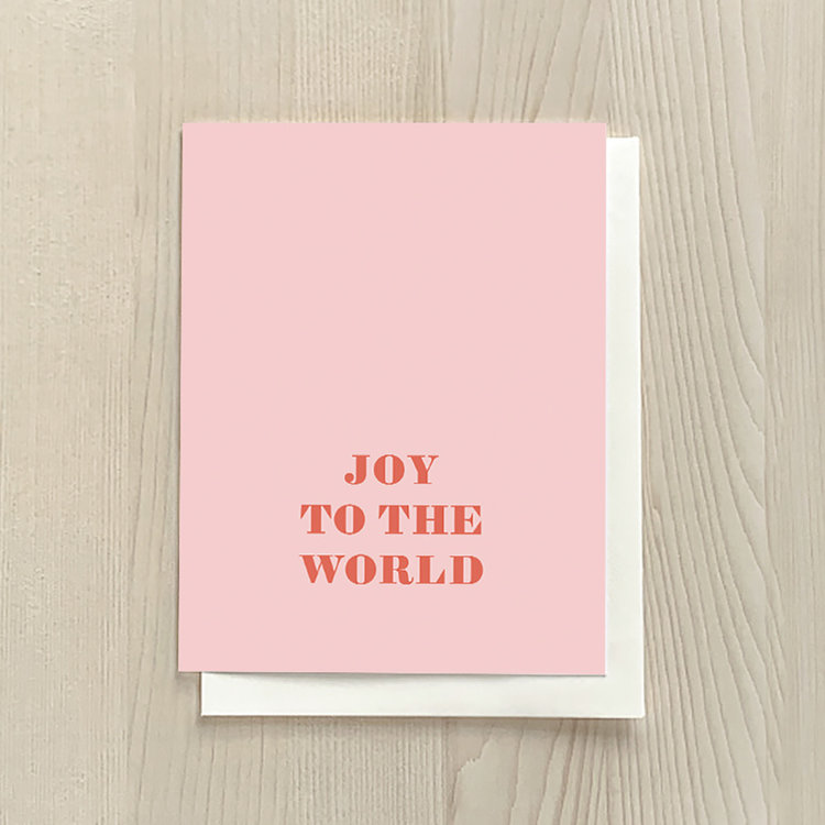 Vivid Print Joy To The World