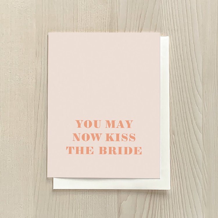 Vivid Print Kiss The Bride