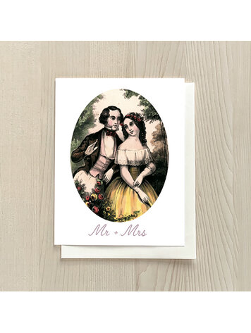 Vivid Print Mr and Mrs