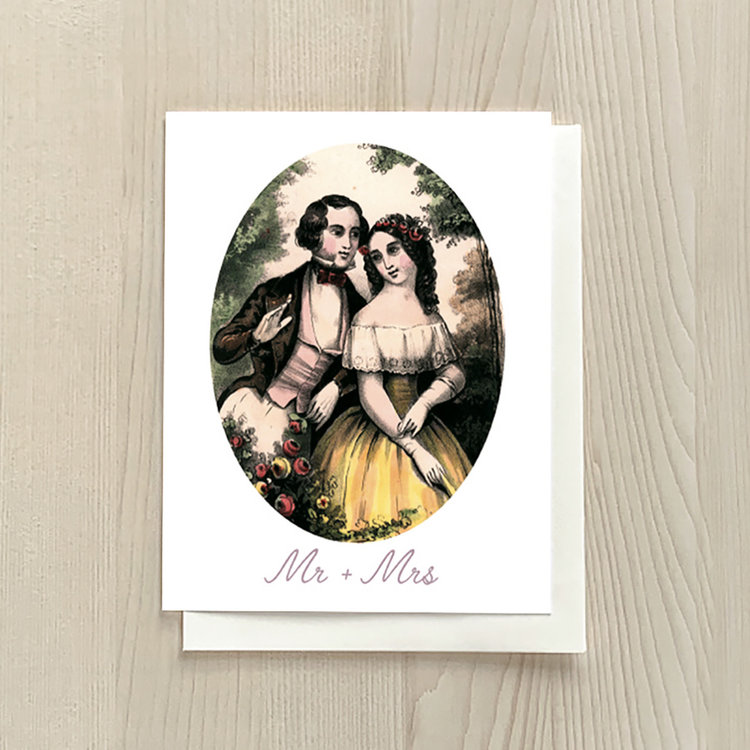 Vivid Print Mr and Mrs
