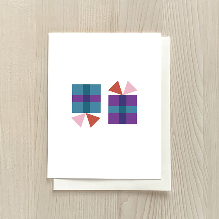 Vivid Print Simple Cadeau