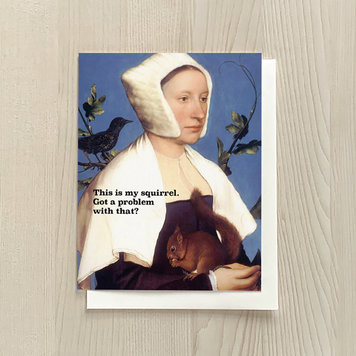 Vivid Print Squirrel