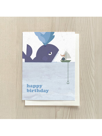Vivid Print Whale Birthday