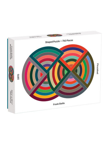 Galison Mudpuppy MoMA Frank Stella 750 Piece Shaped Puzzle