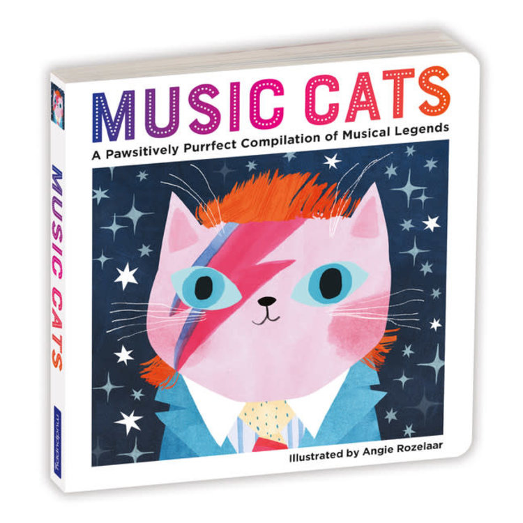 Galison Mudpuppy Music Cats Board Book