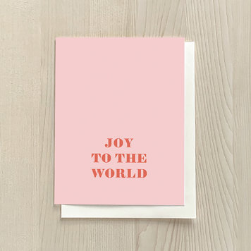 Vivid Print Joy To The World Box of Six Cards Vivid Print Joy To The World Box of Six Cards