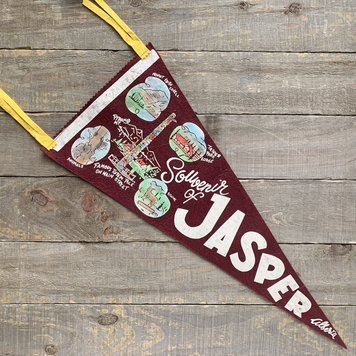 Vivid Vintage Vintage Jasper Pennant Burgundy
