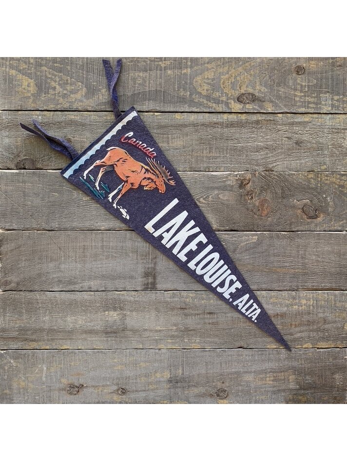 Vintage Canada Pennant Burgundy | Vivid Print | Bee Waeland