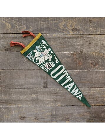Vivid Vintage Vintage Ottawa Pennant Green