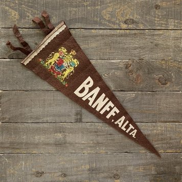 Vivid Vintage Vintage Banff Pennant Brown