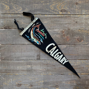 Vivid Vintage Vintage Calgary Pennant Black