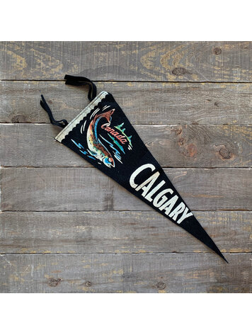 Vivid Vintage Vintage Calgary Pennant Black