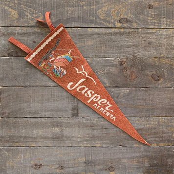 Vivid Vintage Vintage Jasper Tramway Pennant Red