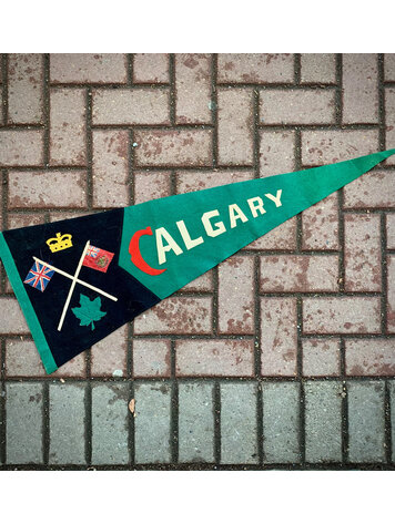 Vivid Vintage Vintage Calgary  Pennant Green