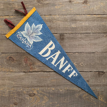 Vivid Vintage Vintage Banff Pennant Blue