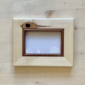 Vivid Print Live Edge Frame Poplar Frame