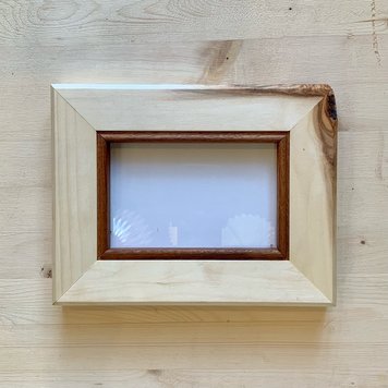 Vivid Print Live Edge Frame Poplar Frame