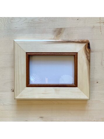 Vivid Print Live Edge Frame Poplar Frame