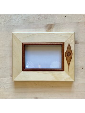 Vivid Print Live Edge Frame Poplar Frame