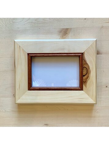 Vivid Print Live Edge Frame Poplar Frame
