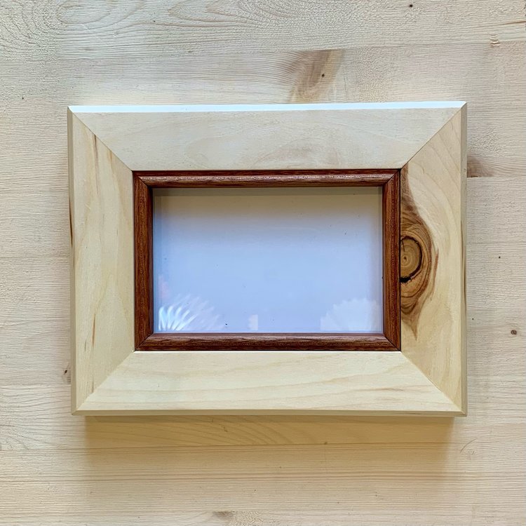 Vivid Print Live Edge Frame Poplar Frame