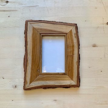 Vivid Print Live Edge Bur Oak Frame