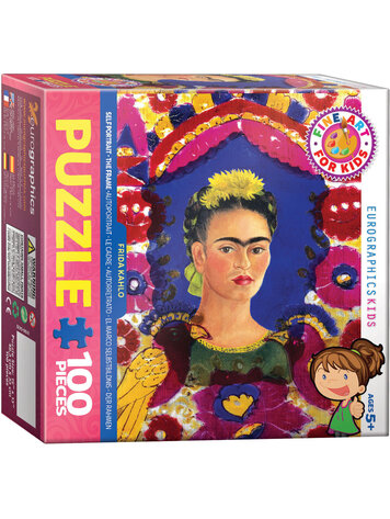 Eurographics Frida Kahlo - Self Portrait - The Frame Jigsaw Puzzle