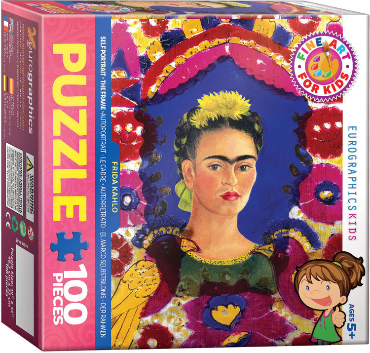 Eurographics Frida Kahlo - Self Portrait - The Frame Jigsaw Puzzle