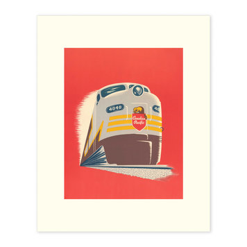 Vivid Print CP Train Modern 16x20 Vivid Print CP Train Modern 16x20