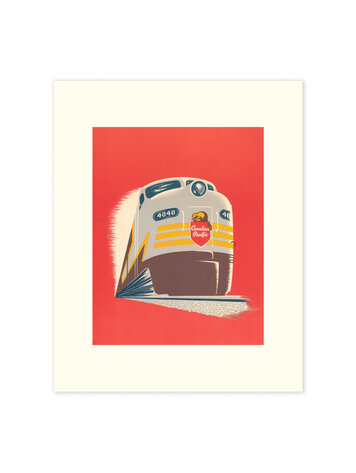 Vivid Print CP Train Modern 16x20