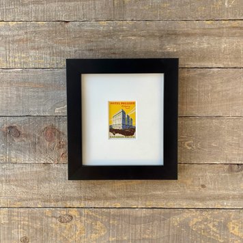Vivid Vintage Hotel Palliser Framed Vintage Luggage Label