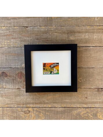 Vivid Vintage CP Chateau Lake Louise Framed Vintage Luggage Label