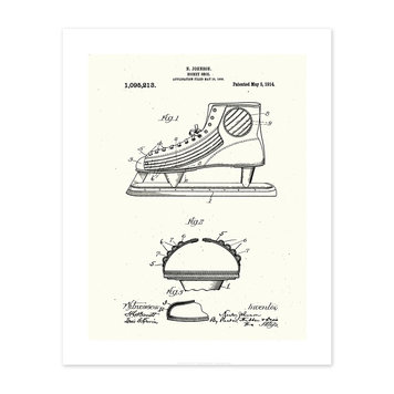Vivid Print Hockey Shoe Patent Vivid Print Hockey Shoe Patent