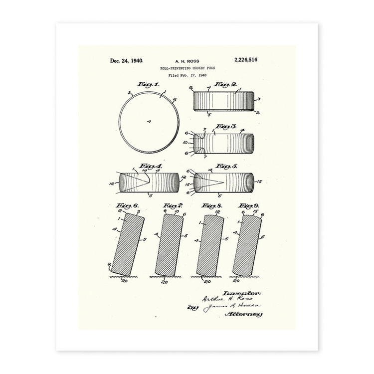 Vivid Print Hockey Puck Patent