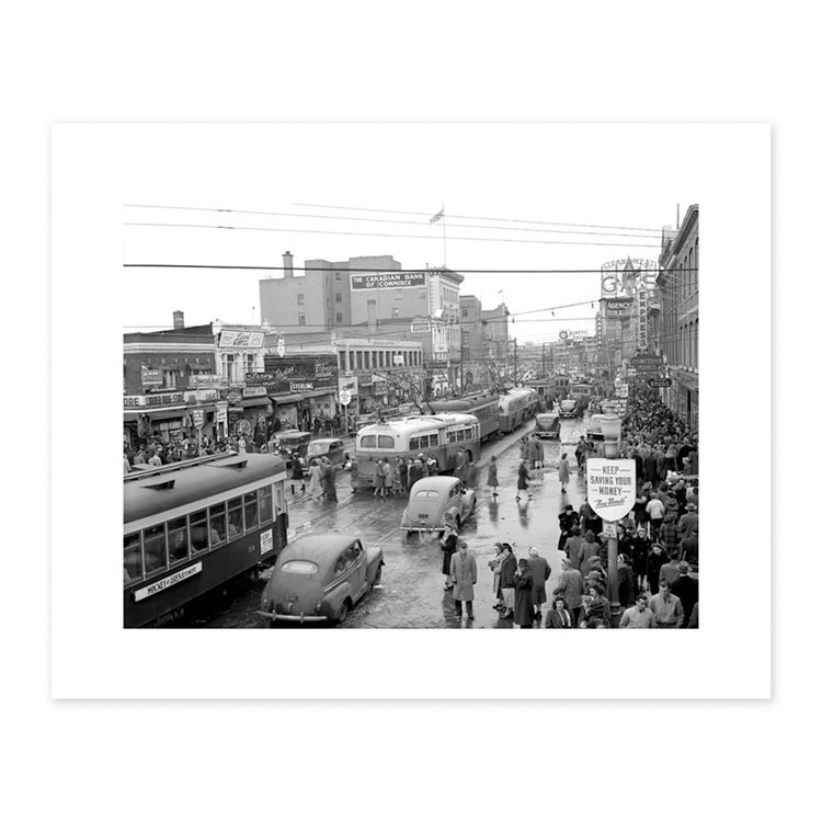 Vivid Archives Jasper Avenue Edmonton 1945