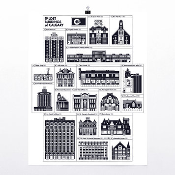 Raymond Biesinger 21 Lost Buildings of Calgary